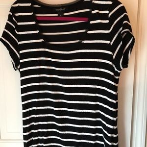 Sequined White House Black Market L blouse